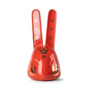 Escultura El Conejo (rojo - oro)