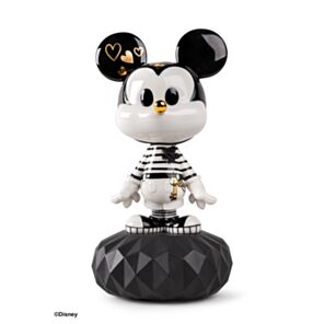 Escultura Mickey™ in black and white en Lladró