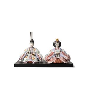 Scultura Hina Dolls (incisione floreale). Serie Limitata in Lladró
