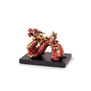 Dragon Sculpture. Red. Limited Edition