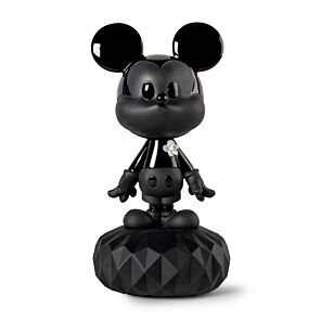 Mickey Total Black Sculpture in Lladró
