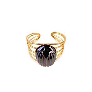 Scarab cuff in Lladró