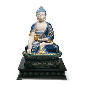 Escultura Buda Shakyamuni. Lustre oro. Serie limitada en Lladró
