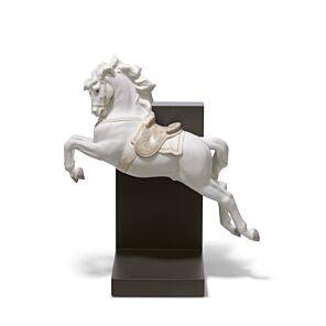 Horse on Pirouette Figurine