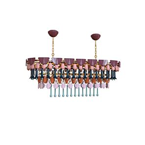Seasons Chandelier oval 150 in Lladró