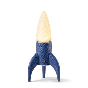 Cosmic Rocket wireless lamp in Lladró