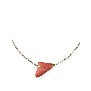 Heliconia Pendant. Coral