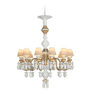 Belle de Nuit 12 Lights Chandelier. Golden Luster (CE/UK/CCC)