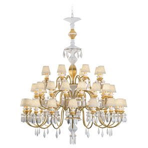 Chandelier Belle de Nuit 40 luces. Lustre oro (CE/UK)