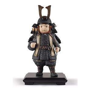 Warrior Boy Figurine. Brown