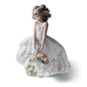 Wild Flowers Girl Figurine