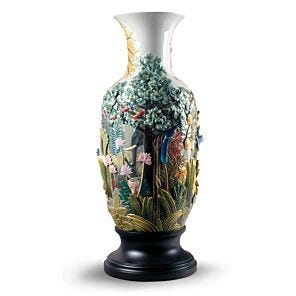 Paradise Vase Animal Life Figurine. Limited Edition