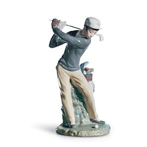 Golfer man Figurine