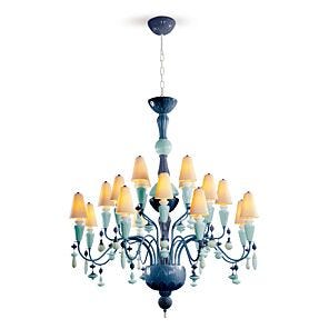 Ivy and Seed 20 Lights Chandelier. Medium Model. Ocean (US)