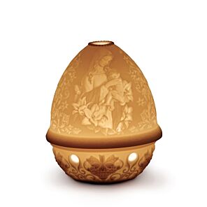 Madonna of The Flowers Lithophane in Lladró