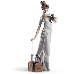 Traveling Companions Woman Figurine