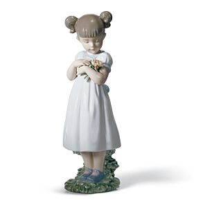 Flowers for Mommy Girl Figurine