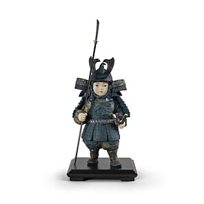 Figura Bambino Samurai. Azzurro