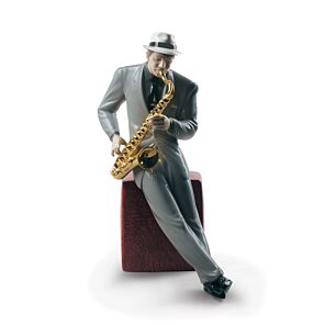 Jazz Saxophonist Figurine
