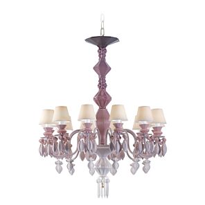 Chandelier Belle de Nuit 12 luces. Rosa (CE/UK/CCC)