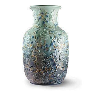 Peonies Vase. Golden Lustre