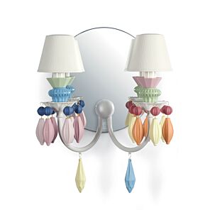 Belle de Nuit 2 Lights Wall Sconce. Multicolor (US)