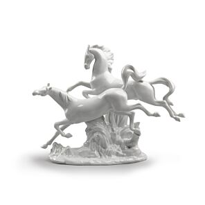 駆ける馬 (White)