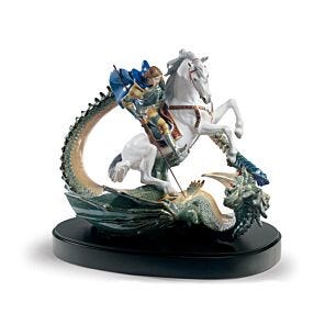 Saint George and The Dragon Sculpture. Limited Edition
