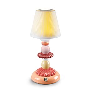 Lotus Firefly Table Lamp. Coral