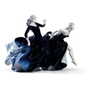 Night Approaches Women Figurine. Limited Edition