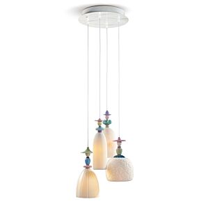 Mademoiselle 4 Lights Walking on The Beach Ceiling Lamp in Lladró