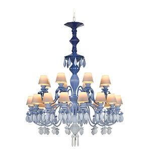 Chandelier Belle de Nuit 24 luces. Azul (CE/UK/CCC)