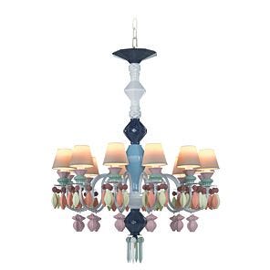 Belle de Nuit 12 Lights Chandelier. Multicolor (JP)