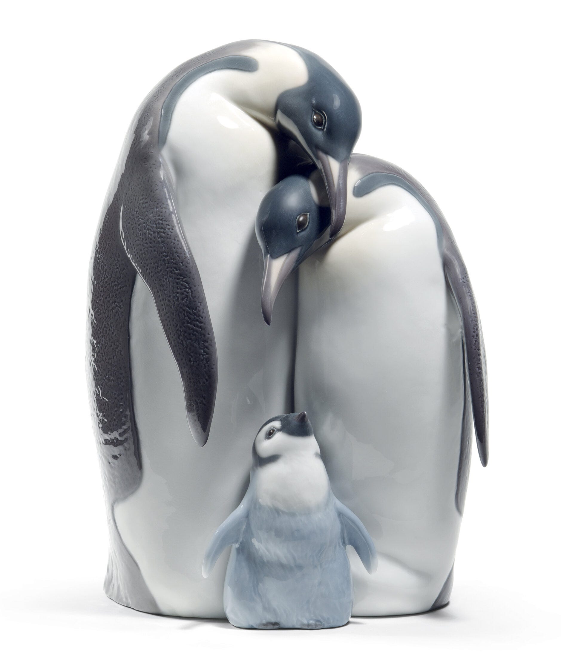 Figurina della famiglia dei pinguini