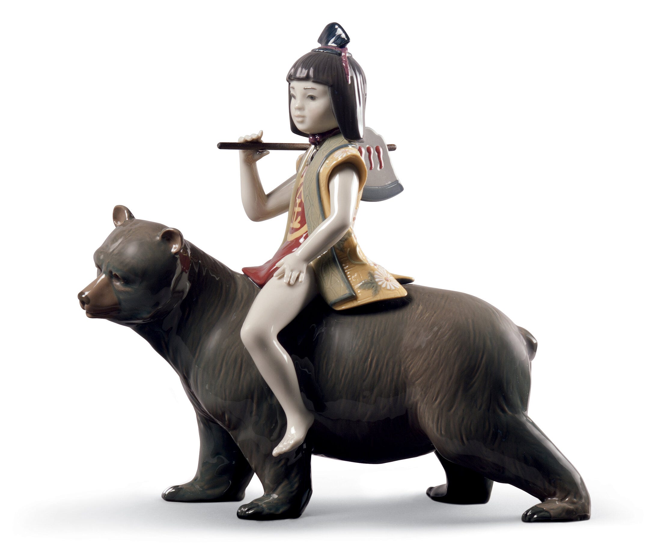 Kintaro and The Bear Figurine. Limited Edition