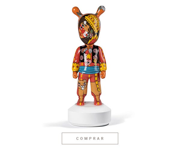 工芸品 01007747lladroThe Guest Ricardo Cavolo The Guest by Ricardo Cavolo Figurine Small Model Numbered
