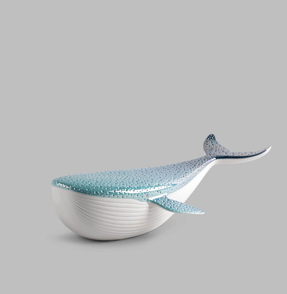 Esculturas ballenas, colecciones de Diseño