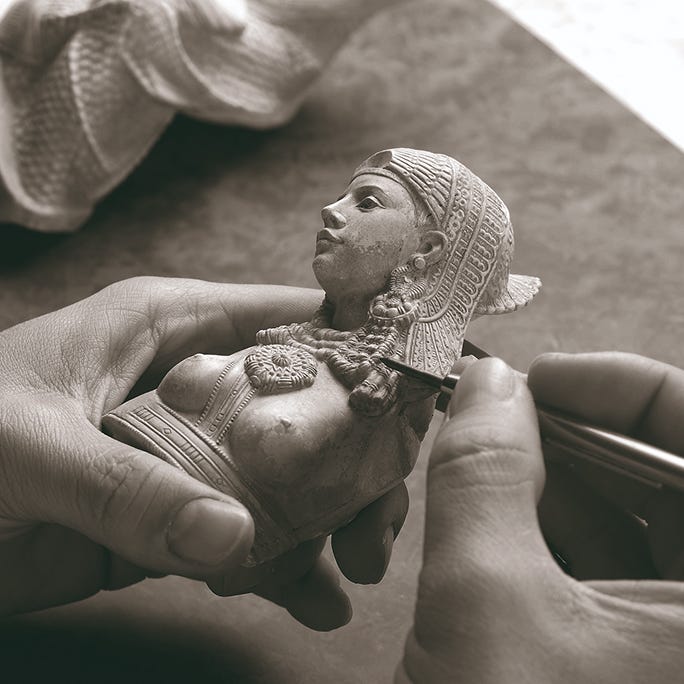 Detail and expertise in High Porcelain craftsmanship
