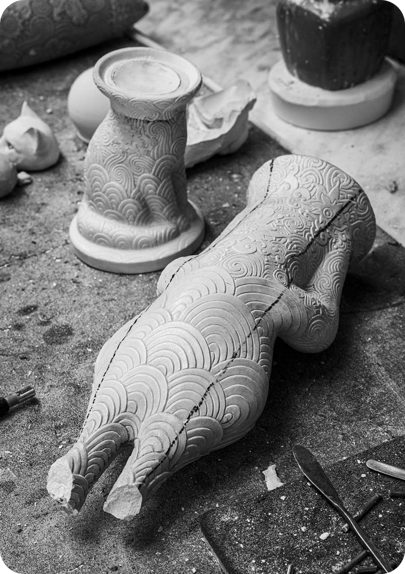 Proceso artesanal Cosmic Collection paso 2