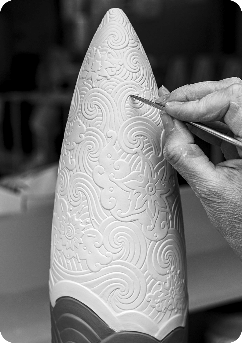 Proceso artesanal Cosmic Collection paso 3