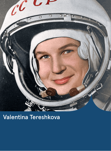 Retrato de Valentina Tereshkova
