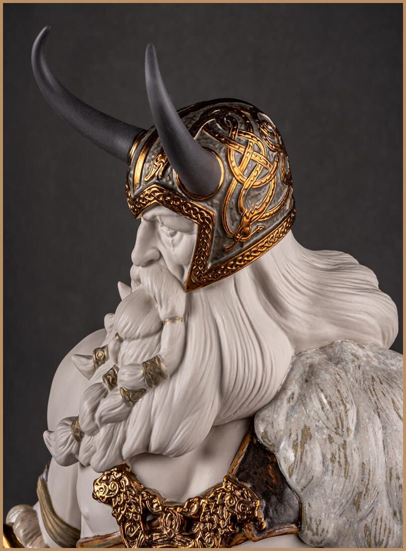 Odin sculpture details