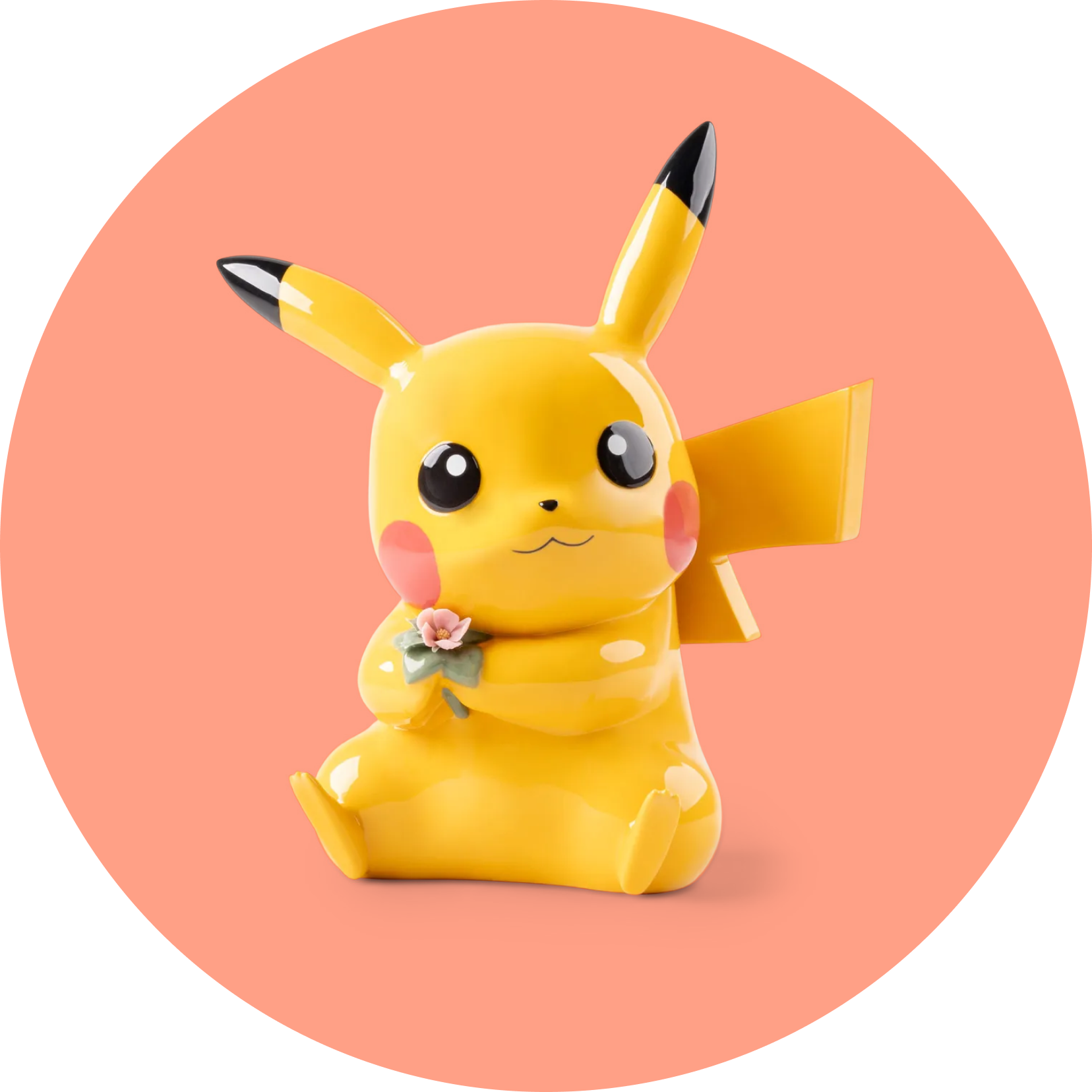 ピカチュウの磁器フィギュア