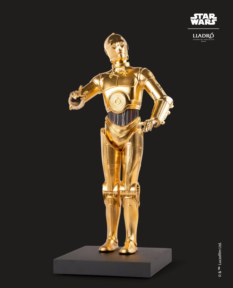 C3PO sculpture