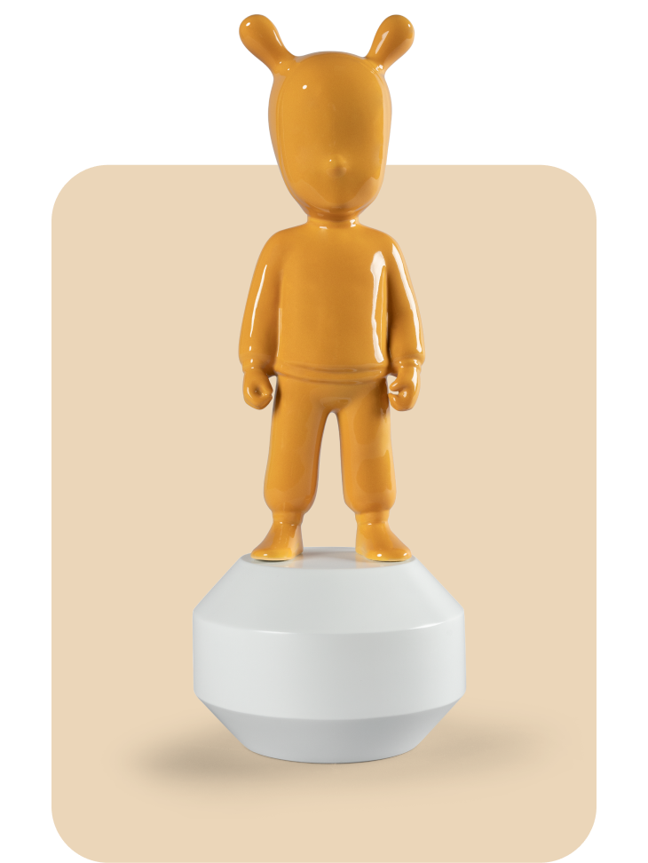 The Orange Guest sculpture
