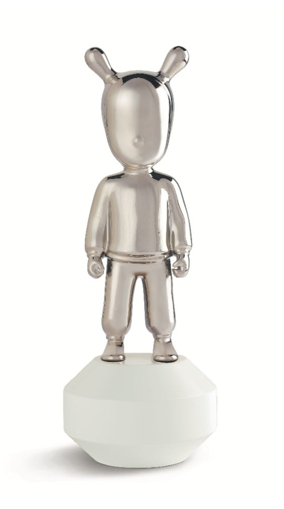 The Silver Guest Figurine. Small Model.